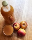 Apple Cider from France in Window Light