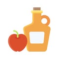 Apple cider icon, Thanksgiving related vector