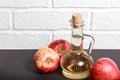 Apple cider vinegar, fruit salad dressing, homemade fermented product