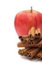 Apple & Cinnamon Royalty Free Stock Photo