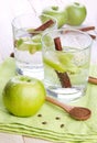 Apple and cinnamon drinks Royalty Free Stock Photo