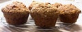 Apple And Cinnamon Muffins. Royalty Free Stock Photo