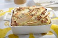 Apple clafoutis Royalty Free Stock Photo