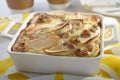 Apple clafoutis Royalty Free Stock Photo