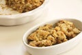 Apple Cobbler Crisp Dish