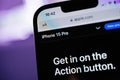 Apple.com Highlights 'Get in the Action' Button and iPhone 15 PRO