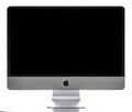 Apple Computer Screen on White background