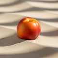 Apple on Concrete Surface Royalty Free Stock Photo