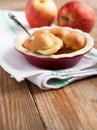 Apple cookie crumble Royalty Free Stock Photo