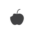 Apple core compost vector icon Royalty Free Stock Photo