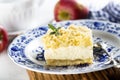 Apple and cottage cheese pie Royalty Free Stock Photo