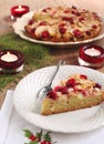 Apple Cranberry Tea Cake