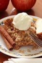 Apple Crisp dessert Royalty Free Stock Photo