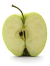 Apple cut in half Royalty Free Stock Photo