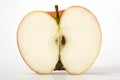 Apple cut in half Royalty Free Stock Photo