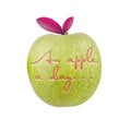 An apple a day Royalty Free Stock Photo