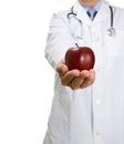 An Apple a Day keeps the doctor away Royalty Free Stock Photo