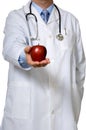 An Apple a Day keeps the doctor away Royalty Free Stock Photo