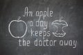 An apple a day keeps the doctor away