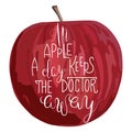 An apple a day Royalty Free Stock Photo