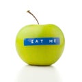 Apple diet concept