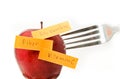 Apple diet concept. Royalty Free Stock Photo