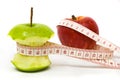 Apple Diet Result Royalty Free Stock Photo