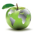 Apple - earth concept