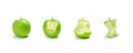 Apple evolution Royalty Free Stock Photo