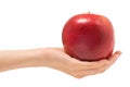 Apple female hand Royalty Free Stock Photo