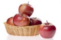 Apple food in a basket Royalty Free Stock Photo