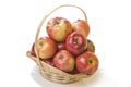 Apple food in a basket Royalty Free Stock Photo