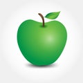 Apple fruit vector, web icon, sign