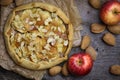 Apple Galette Crostata Cake Sweet Dessert Pie