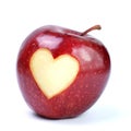 Apple, heart