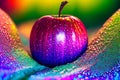 apple highly detailed ultra hd detailed photo digital style shiny beautiful splashy glittery generated by ai