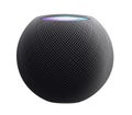 Apple HomePod mini Black color, isolated on white background, vector illustration. The HomePod is a smart speaker Royalty Free Stock Photo