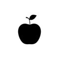 The Apple icon, illustration, vector Royalty Free Stock Photo