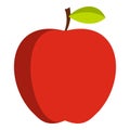 Apple icon isolated Royalty Free Stock Photo