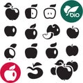 Apple icon Royalty Free Stock Photo