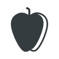 Apple icon vector Royalty Free Stock Photo