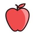 Apple icon vector Royalty Free Stock Photo