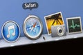 Apple icons on Computer Screen