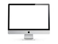 Apple imac computer isolated on white background Royalty Free Stock Photo