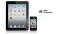Apple iPad 2 and iPhone 4s Royalty Free Stock Photo