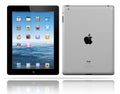 Apple iPad 3 black Royalty Free Stock Photo