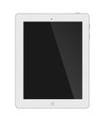 APPLE IPAD 3 WHITE Royalty Free Stock Photo