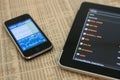Apple Ipad Iphone Il Sole 24 Ore Royalty Free Stock Photo