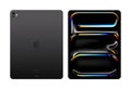 Apple iPad Pro in space black color, isolated on transparent background, vector illustration. The 7-th iPad Pro, colloquially