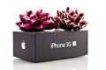 Apple iPhone 3GS Christmas Gift Royalty Free Stock Photo